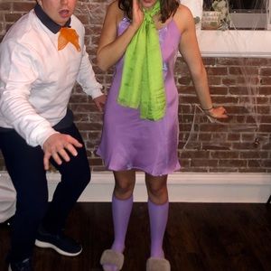 HALLOWEEN COUPLES COSTUME Daphne from Scooby Doo + Fred Scarf